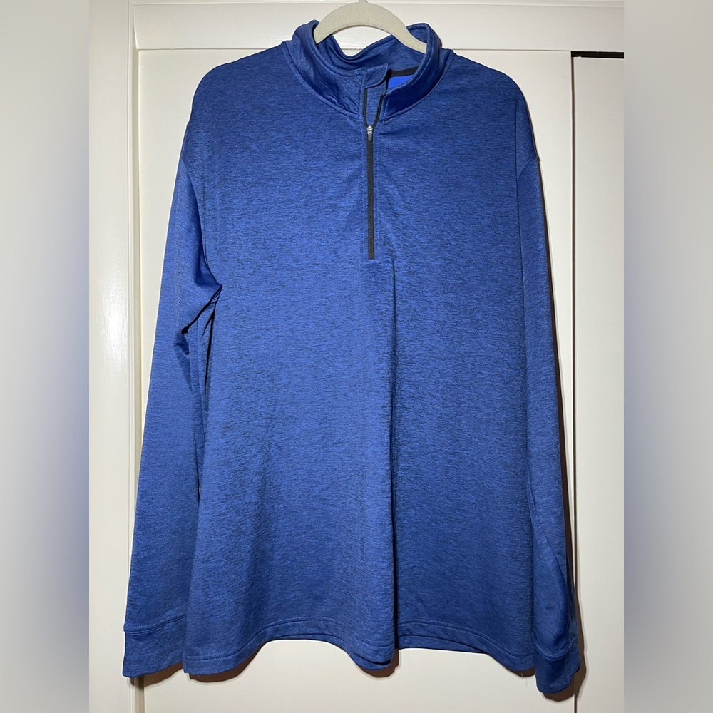 Blue Heather Quarter-Zip Pullover Men’s Size XL
